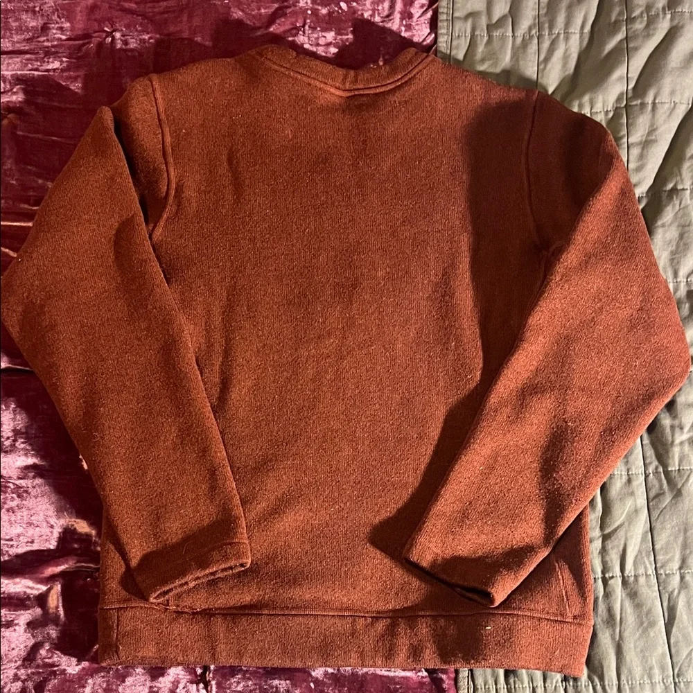 The North Face Men's Burnt Orange Crewneck Sweater